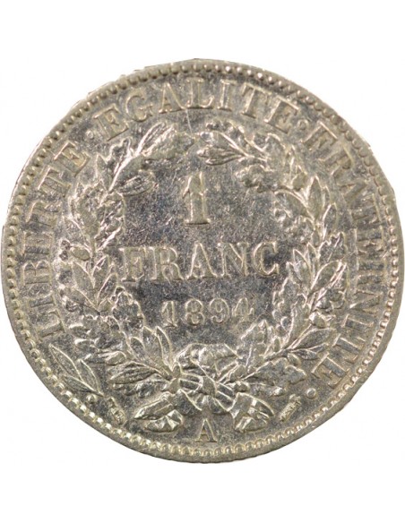 Céres - Demeter 2 Francs Argent 1894 A Paris