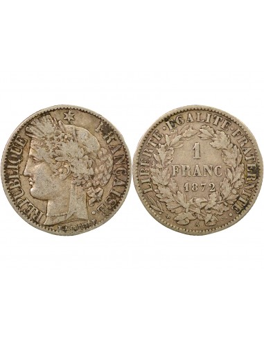 Céres - Demeter 2 Francs Argent 1872 A Paris