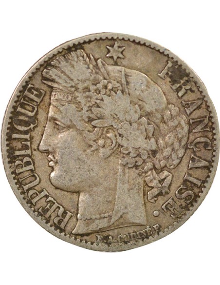 Céres - Demeter 2 Francs Argent 1872 A Paris