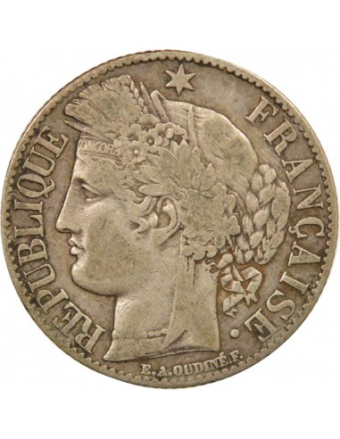 Céres - Demeter 2 Francs Argent 1871 K Bordeaux