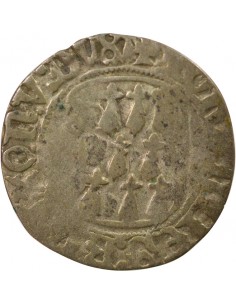 Jean V dit le Sage A la Targe 1 blanc Billon 1434-1442 Redon 2