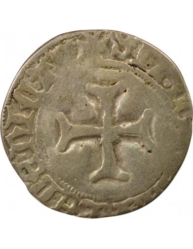 Jean V dit le Sage A la Targe 1 blanc Billon 1434-1442 Redon