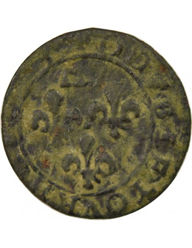 Gaston d'Orléans Type 12 1 double tournois Cuivre 1639-1640 Trévoux