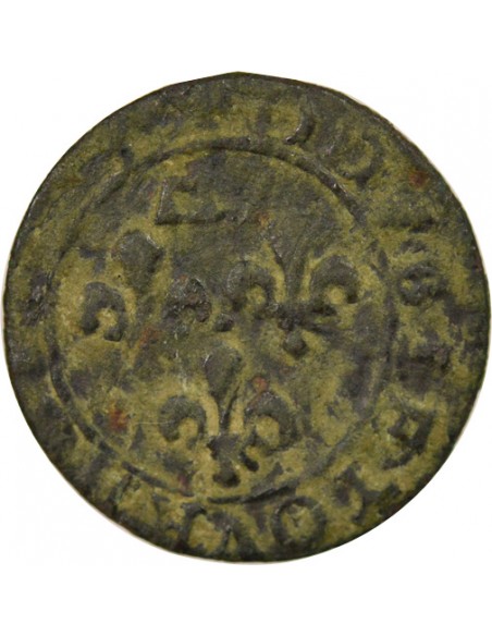 Gaston d'Orléans Type 12 1 double tournois Cuivre 1639-1640 Trévoux