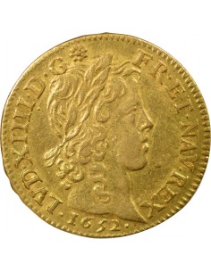 Louis XIV A la Mèche Longue 1 louis d'or Or 1652 A - Paris 2