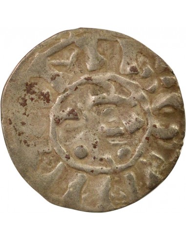 Duché de Bretagne Étienne I de Penthièvre 1 denier Billon 1138-1184 Guingamp