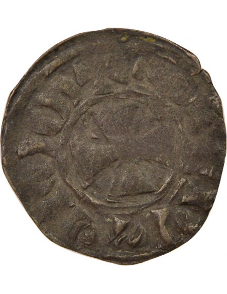 Duché de Bretagne Étienne I de Penthièvre 1 denier Billon 1138-1184 Guingamp