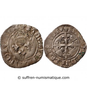 CHARLES VI﻿ LE FOU - GRIS DIT "FLORETTE" 1380/1422 TROYES