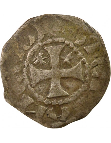 Duché de Bretagne Étienne I de Penthièvre 1 denier Billon 1138-1184 Guingamp