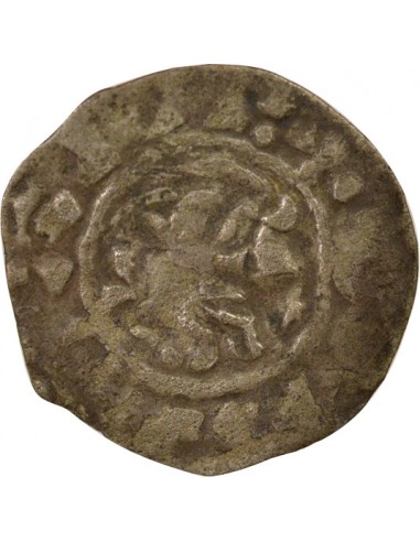 Duché de Bretagne Étienne I de Penthièvre 1 denier Billon 1138-1184 Guingamp