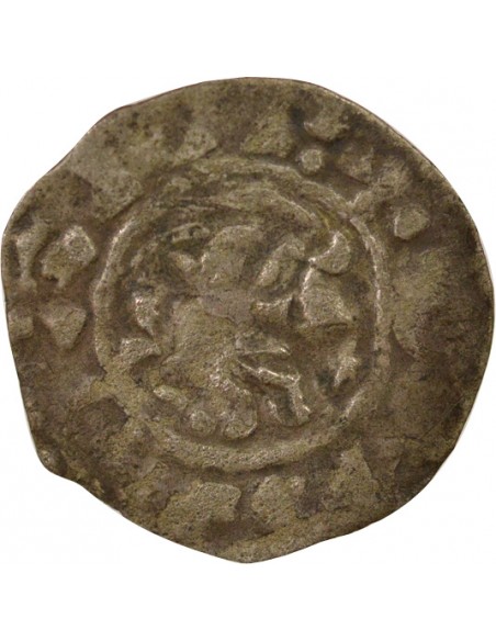 Duché de Bretagne Étienne I de Penthièvre 1 denier Billon 1138-1184 Guingamp
