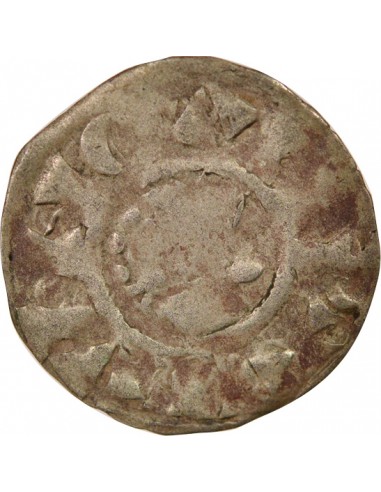 Duché de Bretagne Étienne I de Penthièvre 1 denier Billon 1138-1184 Guingamp