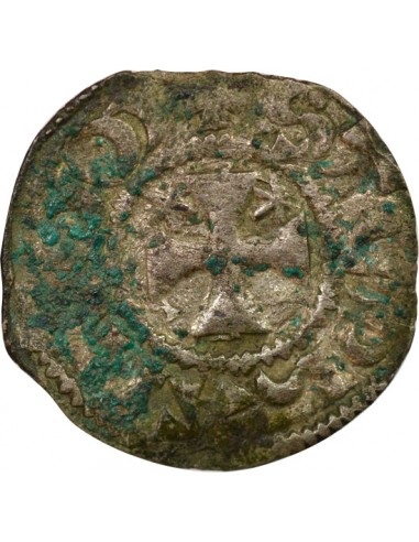 Duché de Bretagne Étienne I de Penthièvre 1 denier Billon 1093-1138 Guingamp