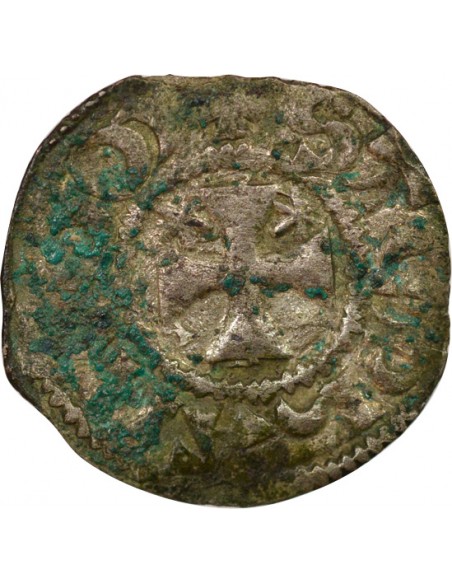 Duché de Bretagne Étienne I de Penthièvre 1 denier Billon 1093-1138 Guingamp