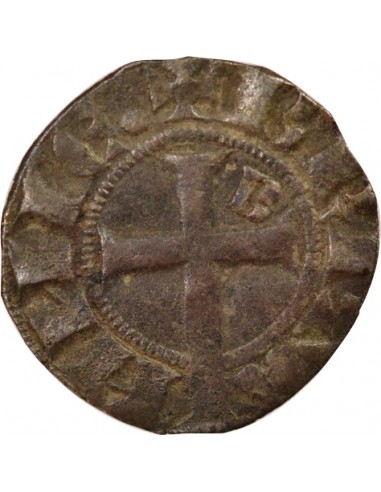 Duché de Bretagne Jean III de Bretagne 1 denier Billon 1316-1341 Saint-Brieuc