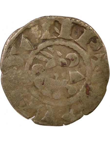 Duché de Bretagne Alain de Goëlo 1 denier Billon 1186-1212 Guingamp