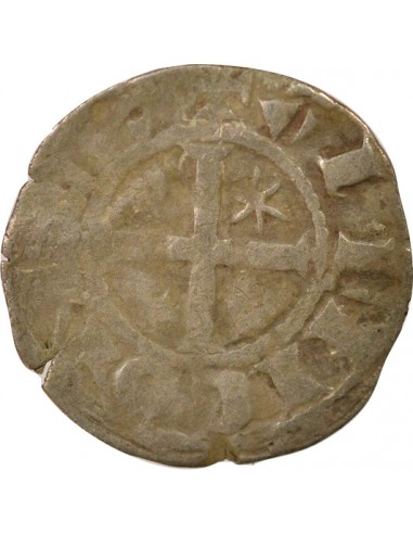Duché de Bretagne Alain de Goëlo 1 denier Billon 1186-1212 Guingamp
