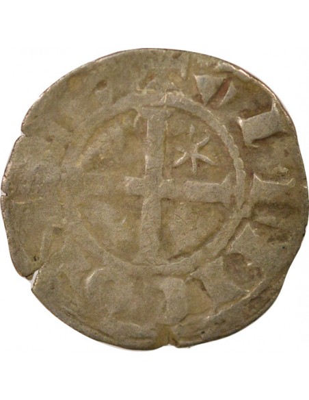 Duché de Bretagne Alain de Goëlo 1 denier Billon 1186-1212 Guingamp