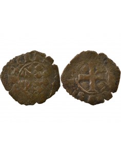 Jean III de Bretagne 1 denier Billon 1301-1312 I Limoges