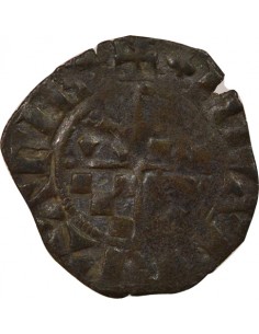 Jean III de Bretagne 1 denier Billon 1317-1319 I Limoges 2
