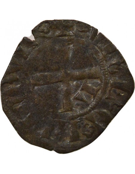 Jean III de Bretagne 1 denier Billon 1317-1319 I Limoges