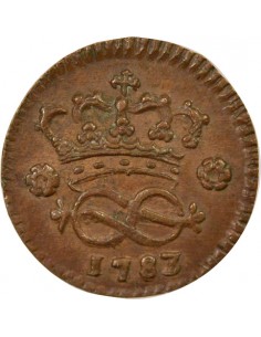 Piedmont Vittorio Amedeo III 2 denari Cuivre 1783 2