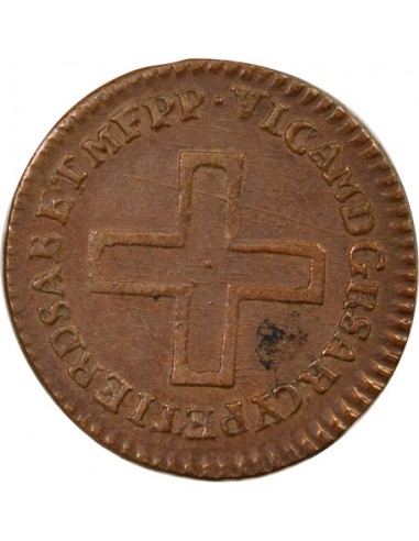 Piedmont Vittorio Amedeo III 2 denari Cuivre 1783