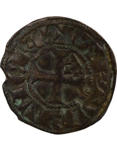 Arthur I de Bretagne 1 obole Billon 1196-1203