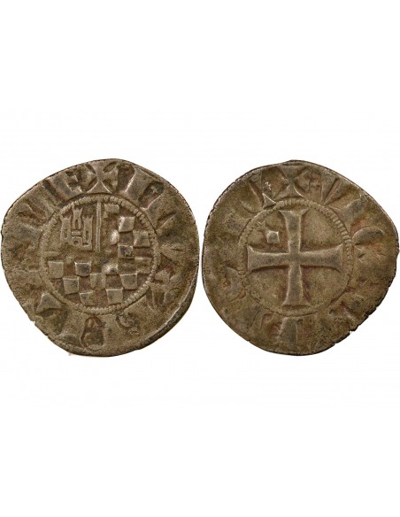 Isabelle de Castille 1 denier Billon 1310-1312 I Limoges