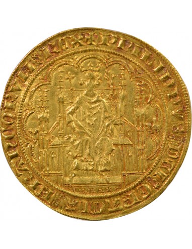 Philippe VI de Valois 1 chaise d'or Or 1346-1350