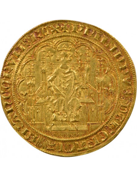 Philippe VI de Valois 1 chaise d'or Or 1346-1350