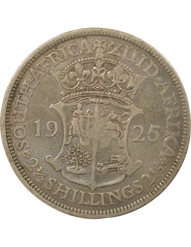 Empereur des Indes Type 1 2 1/2 shillings Argent 1925 SA Pretoria