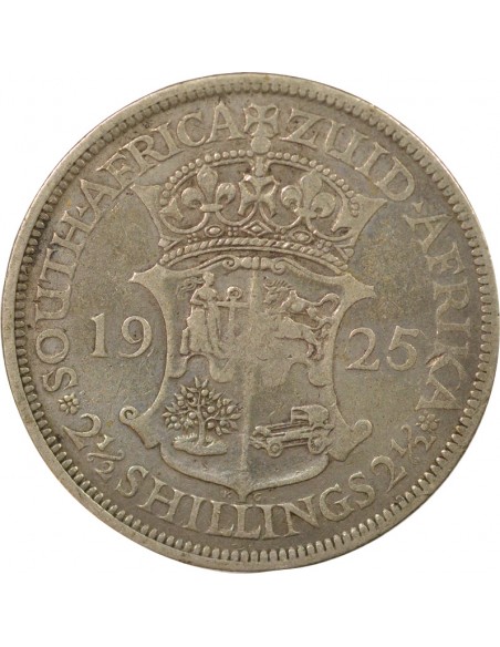 Empereur des Indes Type 1 2 1/2 shillings Argent 1925 SA Pretoria