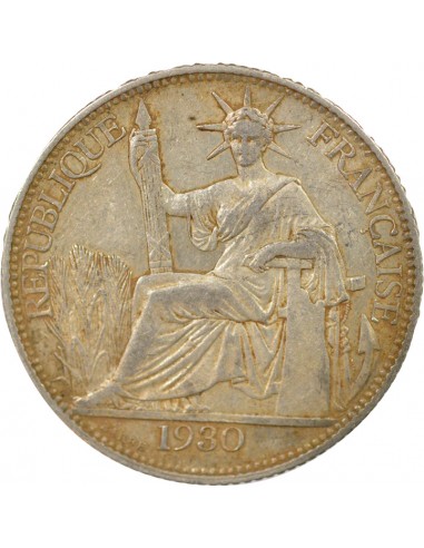 Indo-Chine Fr. 20 centimes Argent 1930 A - Paris