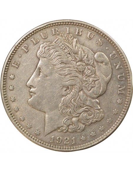 Etats Unis d'Amérique Morgan Dollar 1 Dollar Argent 1921 Philadelphie