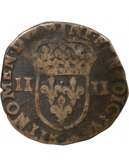Roi de Navarre et de France 2e Type 1/4 ecu Argent 1605 9 Rennes