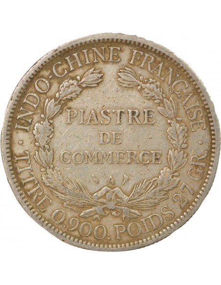 Indo-Chine Fr. 1 piastre Argent 1901 A - Paris