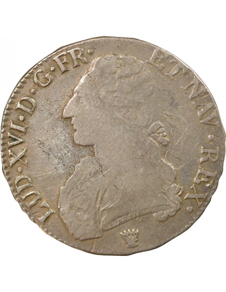 Louis XVI aux Rameaux d'Olivier ecu Argent 1780 I Limoges