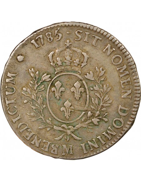 Louis XVI aux Rameaux d'Olivier ecu Argent 1785 M Toulouse