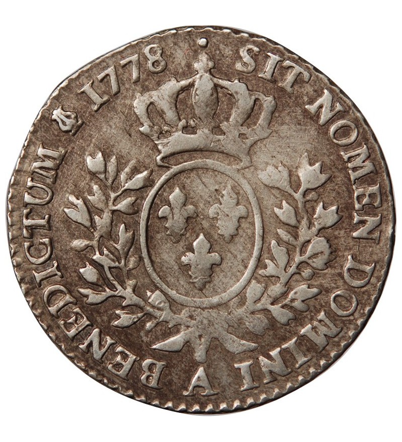 LOUIS XVI - 1/5 ECU 1778 A PARIS