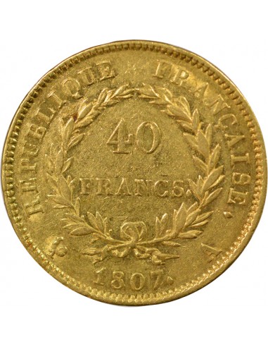 Roi d'Italie 40 francs Or 1807