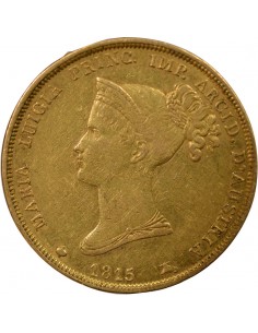 Duché de Parme et Plaisance Marie-Louise d'Etrurie 40 lire Or 1815 2
