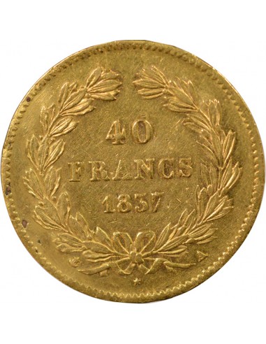 Louis-Philippe Ier Domard 40 francs Or 1837 A - Paris