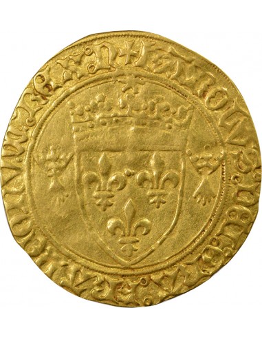 Charles VIII 1 ecu d'or Or 1492-1498 T Nantes