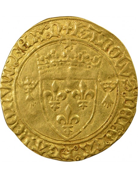 Charles VIII 1 ecu d'or Or 1492-1498 T Nantes