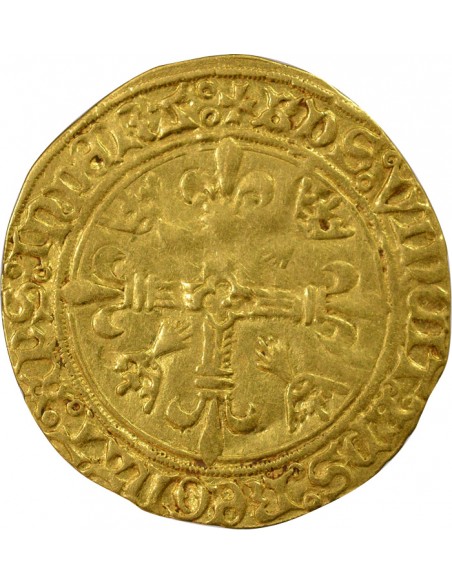 Charles VIII 1 ecu d'or Or 1492-1498 T Nantes