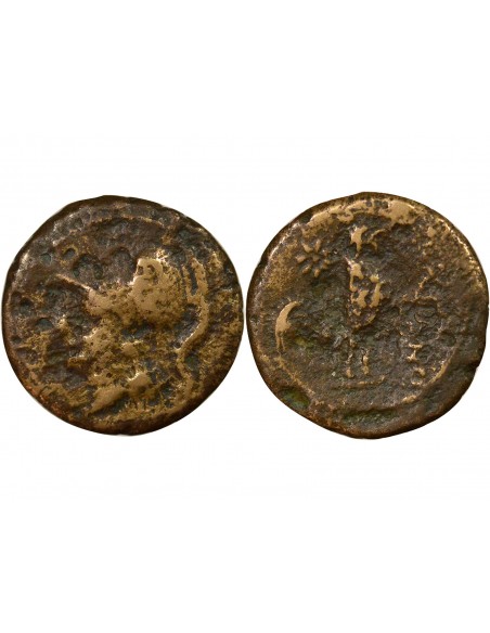 Italie (Campanie) Coq 1 ae Bronze 265-240 Av JC Cales