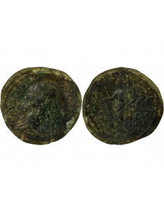 Rome Empire Faustine Jeune Hilaritas 1 sesterce Laiton 161-176 R Rome