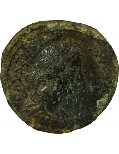 Rome Empire Faustine Jeune Hilaritas 1 sesterce Laiton 161-176 R Rome