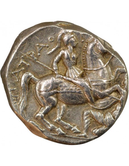 Royaume de Péonie Patraos 1 tetradrachme Argent 335-315 Av JC